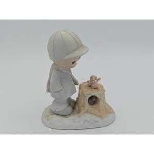 Precious Moments Wishing You A Cozy Season 521949 1989 Figurine Enesco No Box
